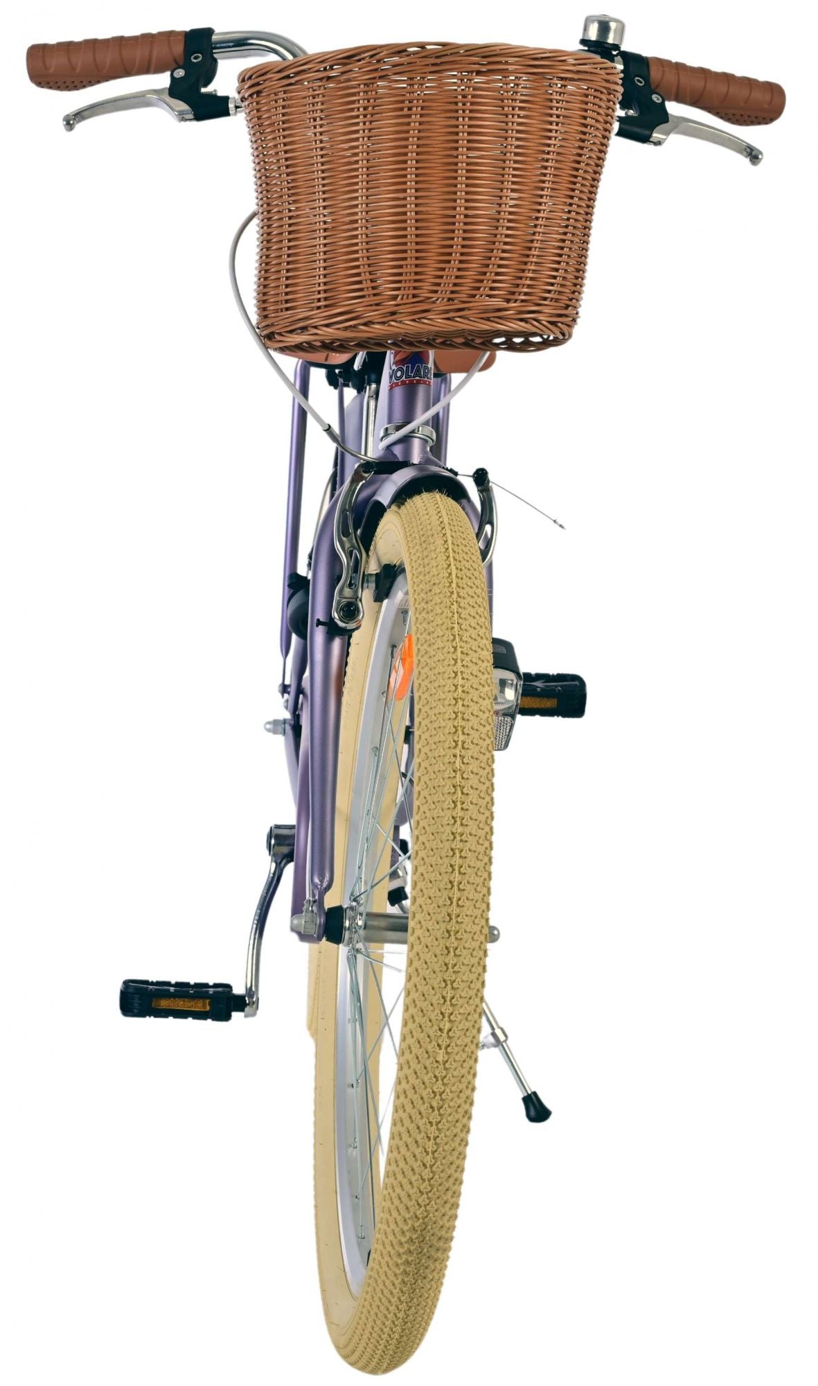 Volare Blossom Kinderfahrrad – Mädchen – 24 Zoll – Lila – zwei Handbremsen