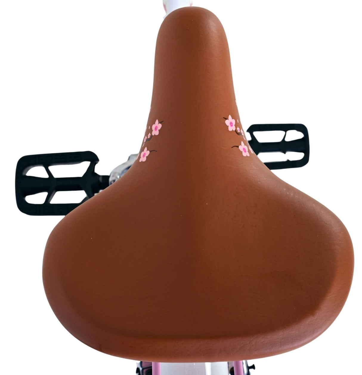 Volare Blossom Kinderfahrrad – Mädchen – 24 Zoll – weiß – zwei Handbremsen