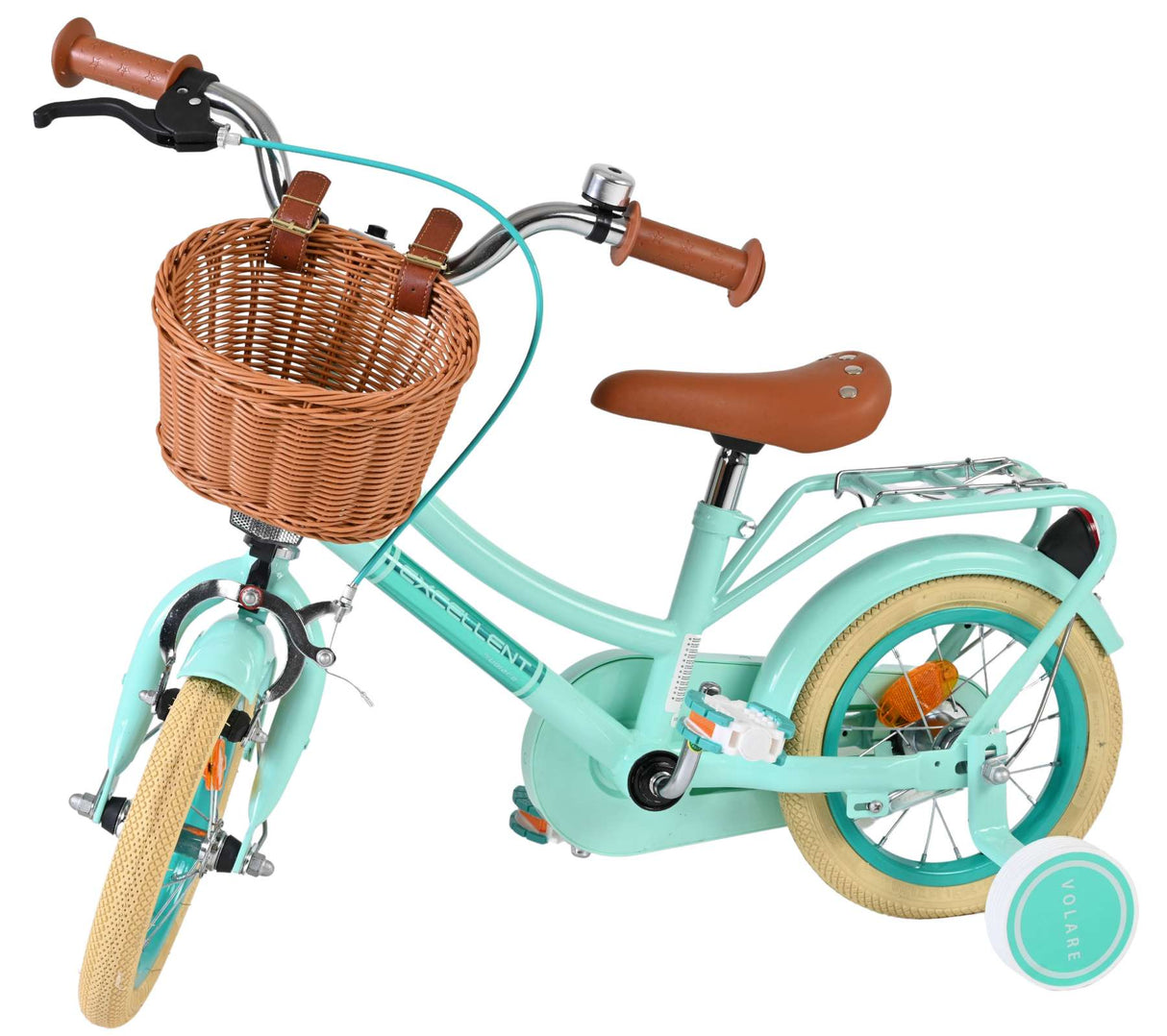 Volare ausgezeichnetes Kinderfahrrad - Mädchen - 12 Zoll - Grün