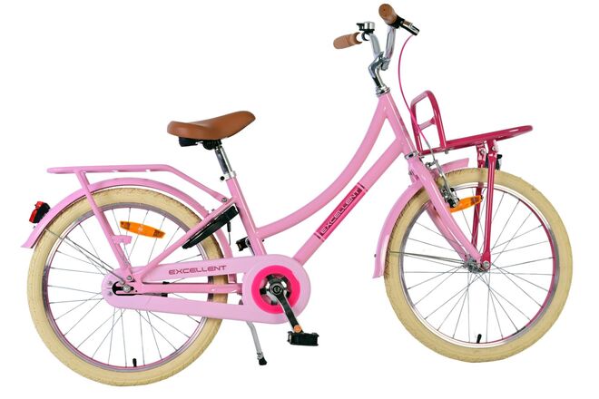 Volare Exzellente Kinderfahrrad - Mädchen - 20 Zoll - Pink - 3 Zahnräder