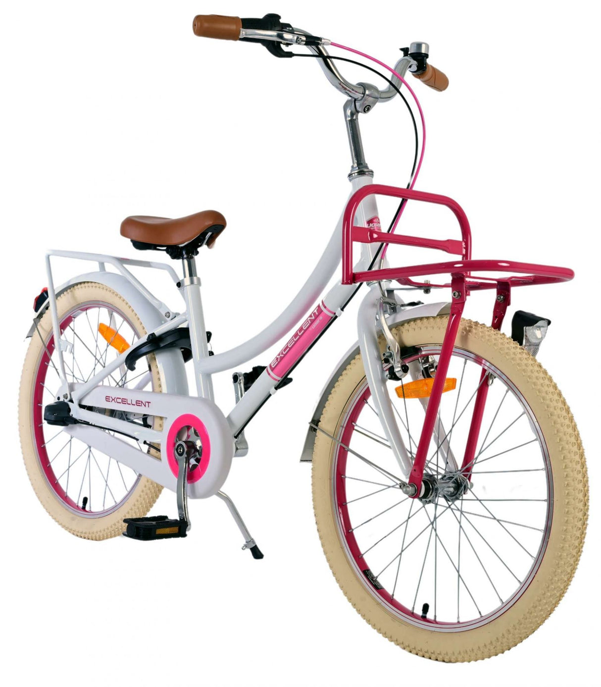Volare Volare Children's Bike Girls 20 Zoll weiß 3 Zahnräder