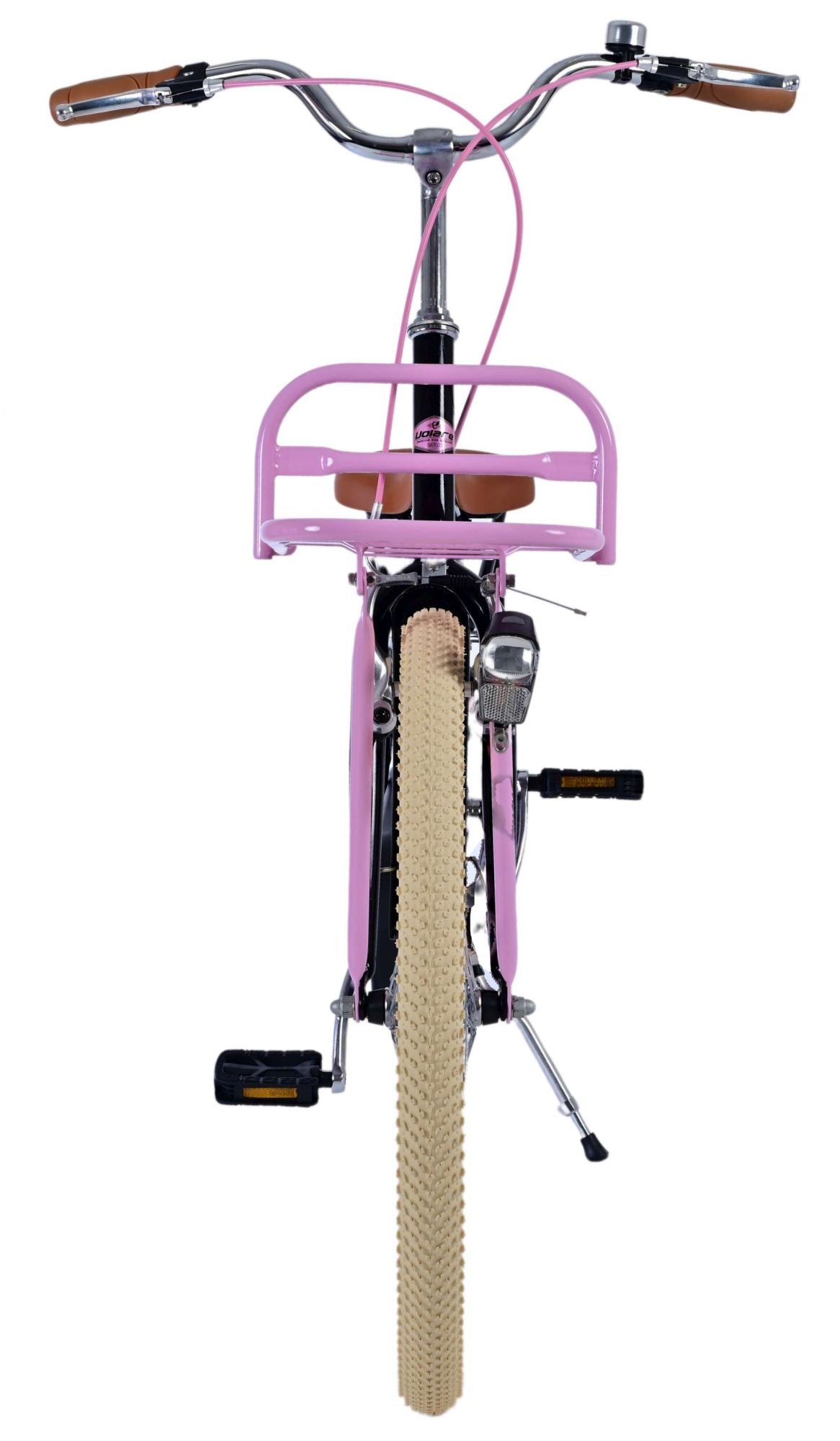 Volare Volare Kinderfahrrad Mädchen 24 Zoll Schwarz Zwei Handbremsen