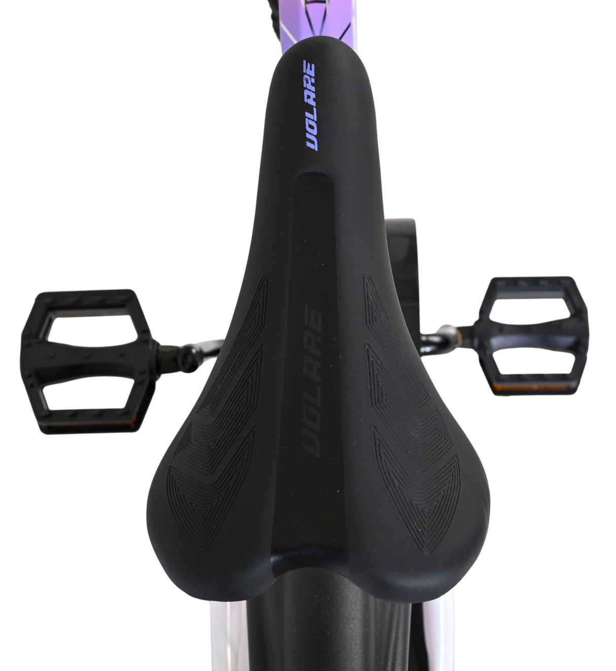 Volare Lily Kinderfahrrad – Mädchen – 18 Zoll – Weiß Rosa Lila