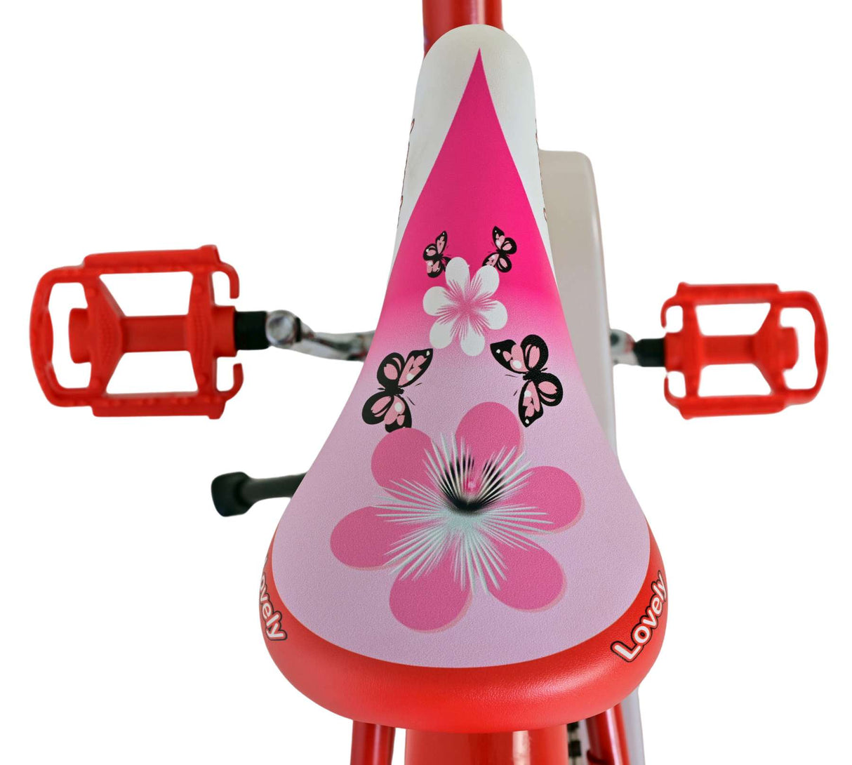 Volare schönes Kinderfahrrad – Mädchen – 18 Zoll – rot weiß