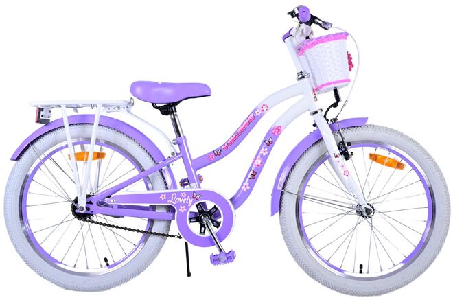 Volare schönes Kinderfahrrad – Mädchen – 20 Zoll – Lila