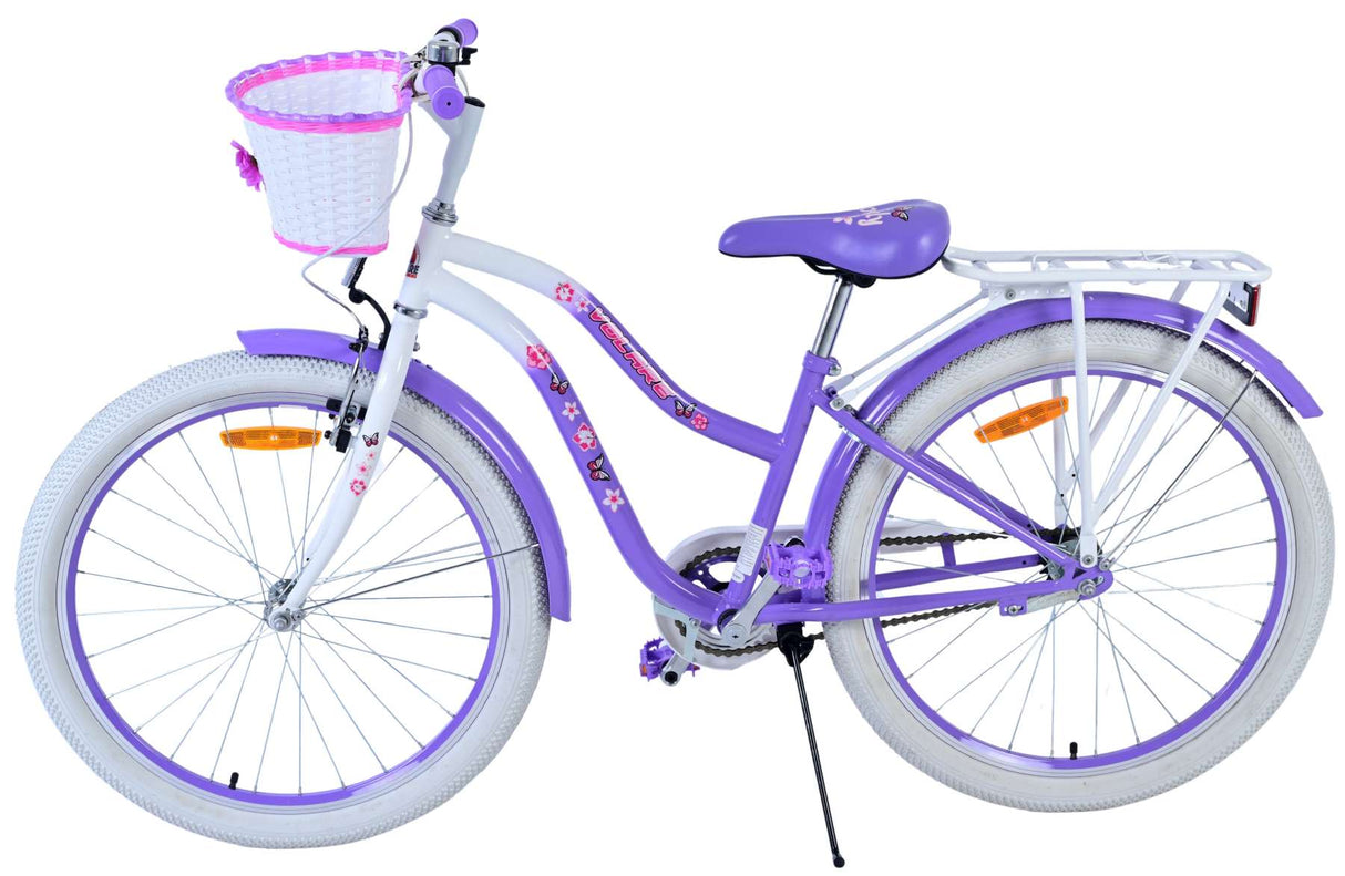 Volare schönes Kinderfahrrad – Mädchen – 24 Zoll – Lila