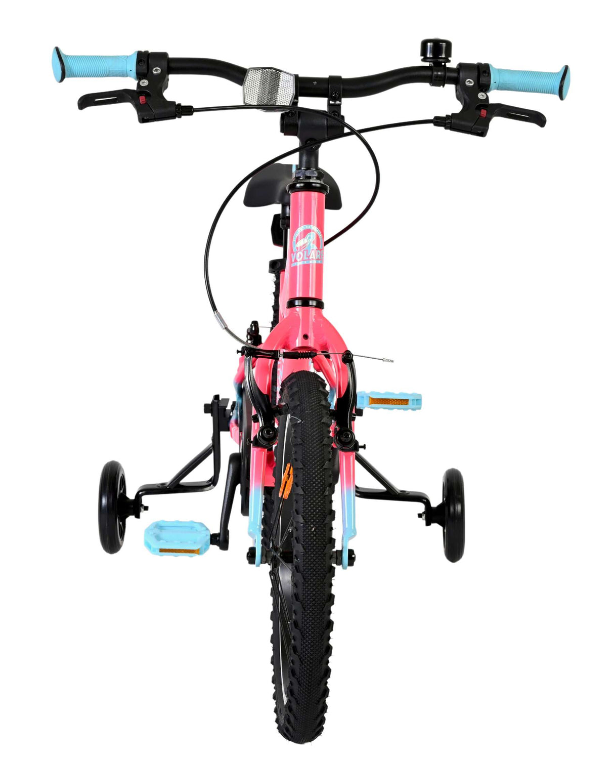 Volare milano kinderfiets - meisjes- 16 inch - roze - twee handremmen