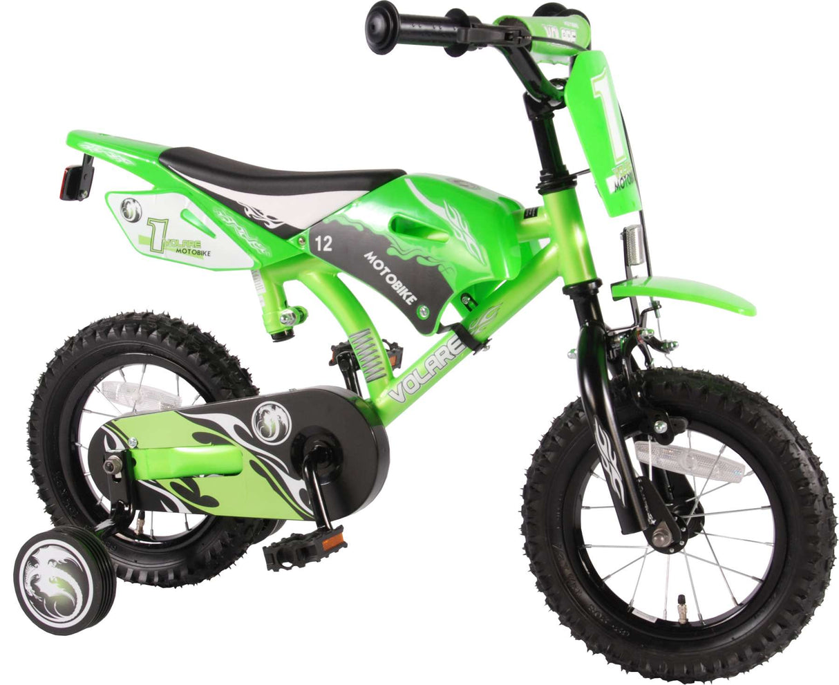 Volare Motorrad Kinderbike - Jungen - 12 Zoll - grün - 95% versammelten sich