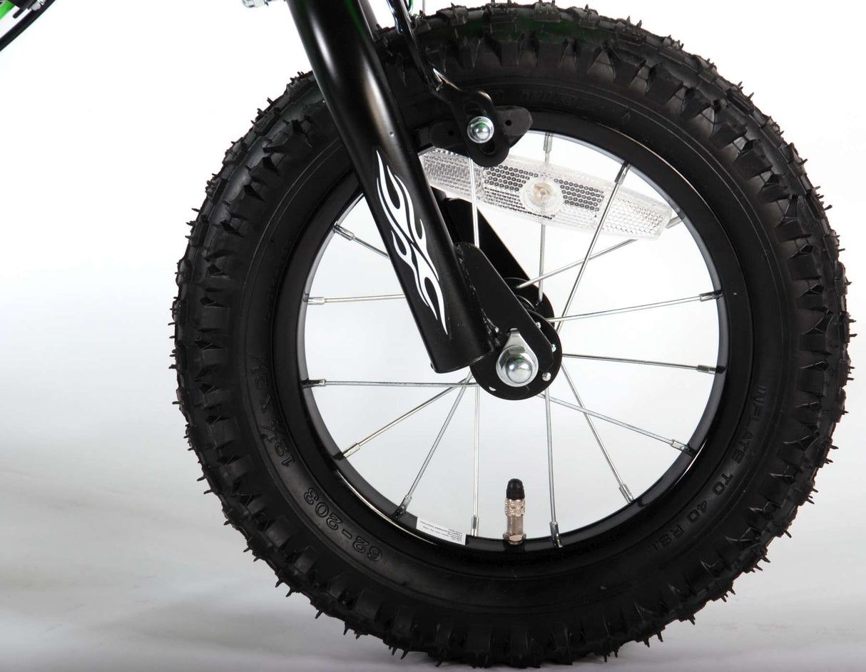 Volare Motorrad Kinderbike Jungen 12 Zoll grün zwei Handbremsen