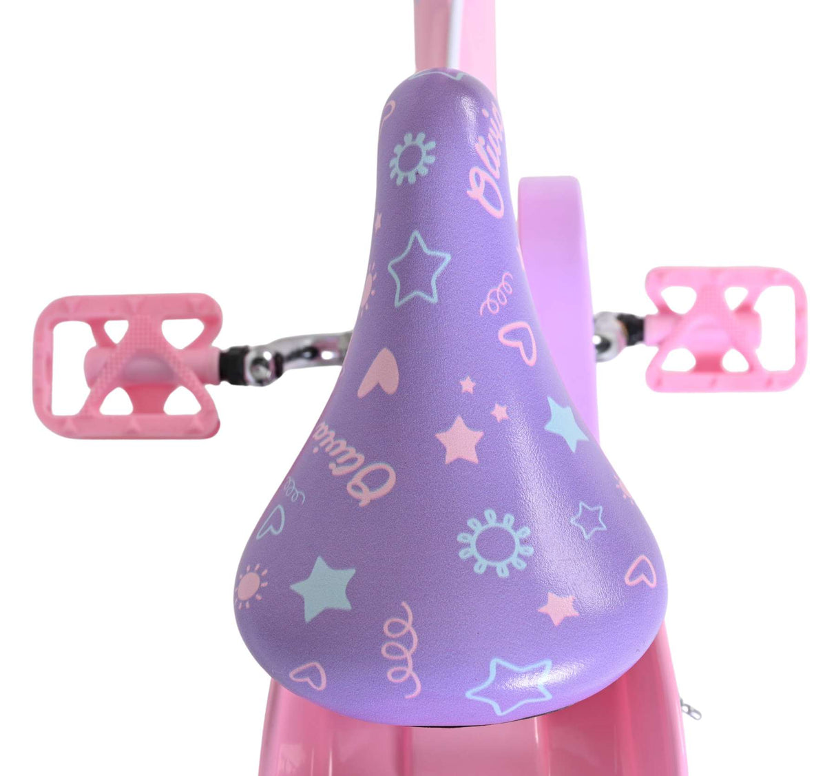 Volare Olivia Kinderfahrrad – Mädchen – 14 Zoll – Pink – zwei Handbremsen