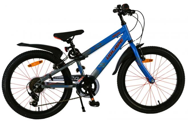 Volare Rocky Kinderfahrrad – 20 Zoll – 7 Gänge – Blau