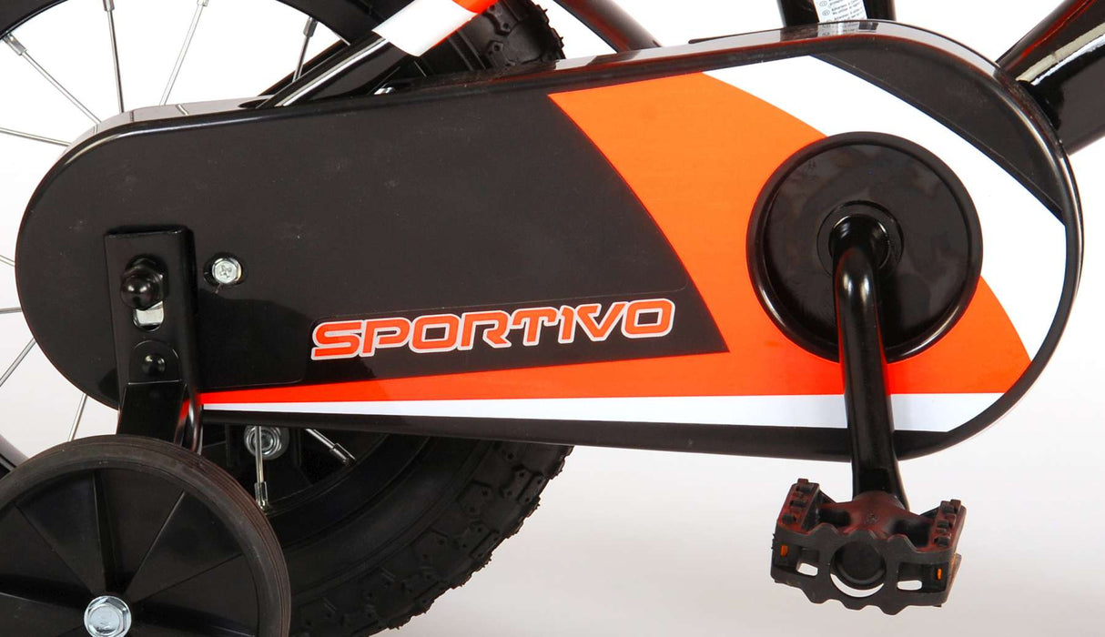Volare Sportivo Kinderbike Jungen 12 Zoll Neon Oranje Black 95% versammelte sich