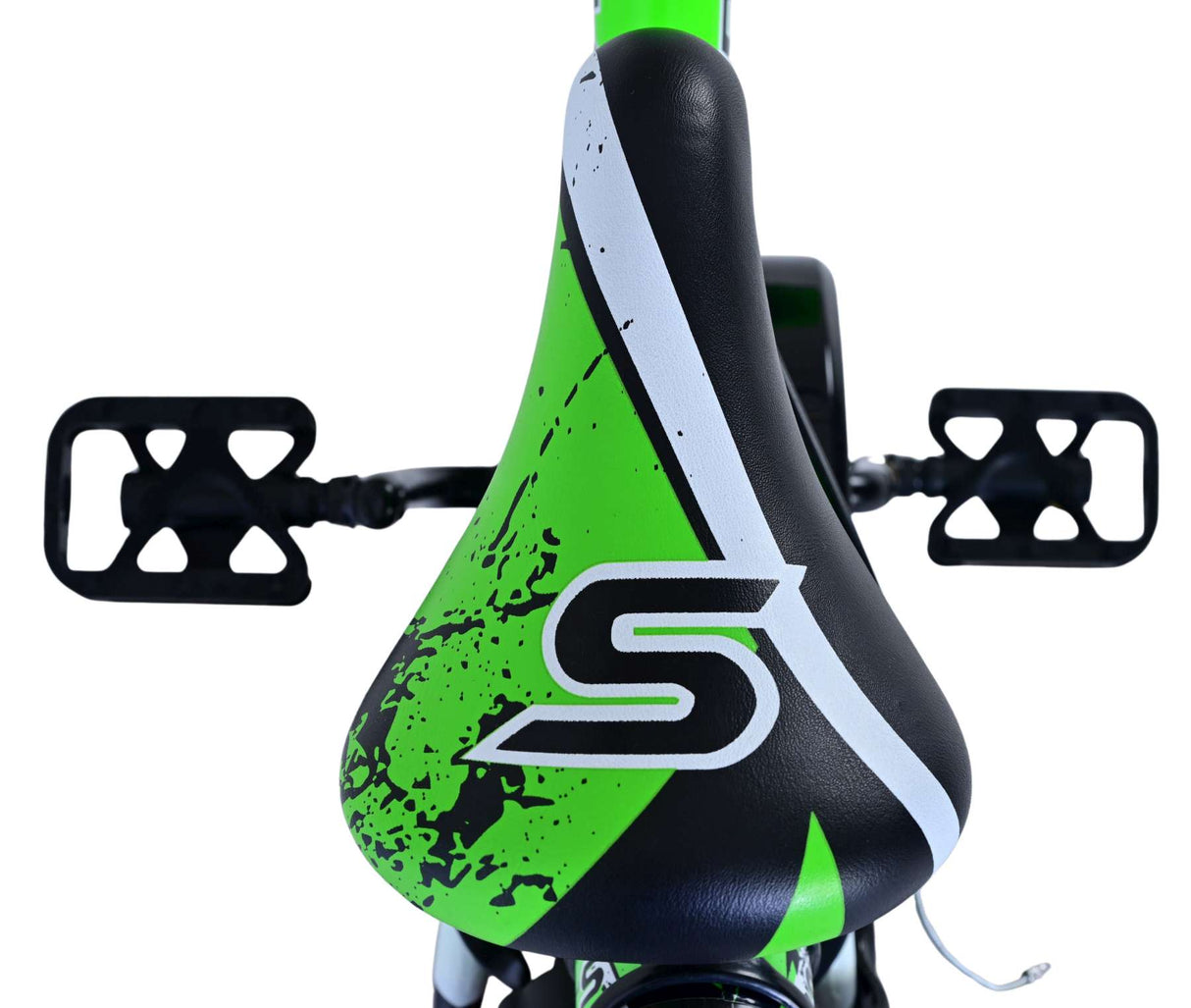 Volare Sportivo Kinderfahrrad - Jungen - 12 Zoll - Grün Schwarz - Zwei Handbremsen