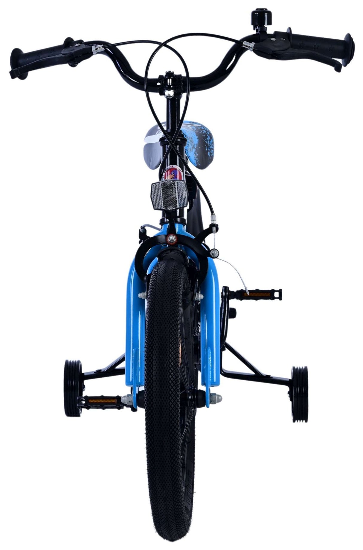 Volare Sportivo Kinderrad - Jungen - 16 Zoll - Blau Schwarz - Zwei Handbremsen