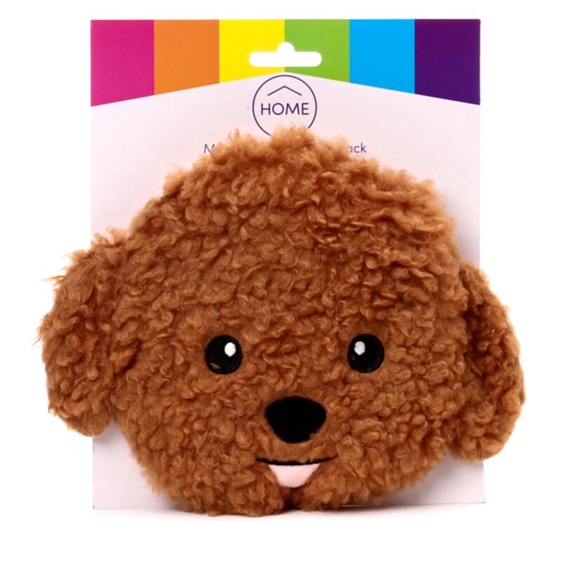 Cavapoo Dog Head Mikrowellen-Wärmepackung Lavendelweizen