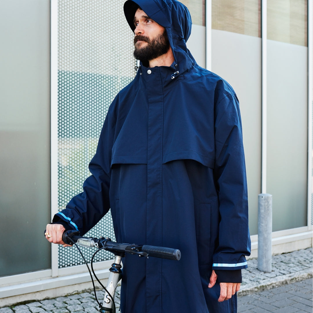 Weathergoods Schweden Regenmantel Imbris Marine m