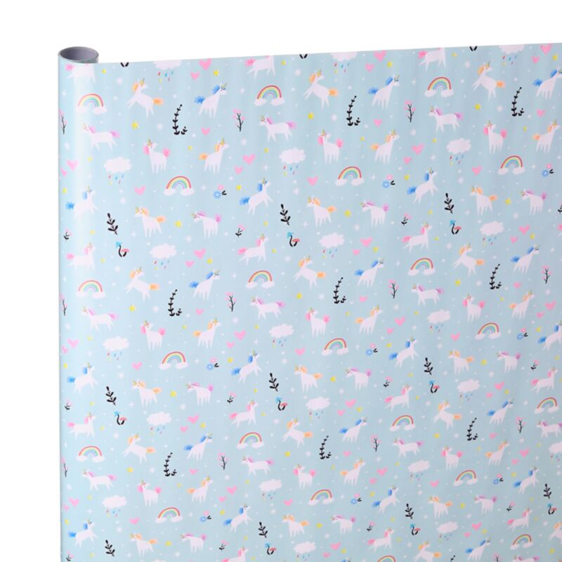 Einhorn-Magie, 3 m lange Geschenkpapierrolle