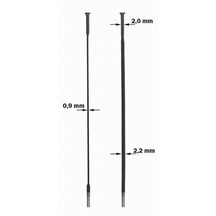 SAPIM SPAAK 14-256 CX-RAY Flat gerade Silber mit Brustwarze (20.)
