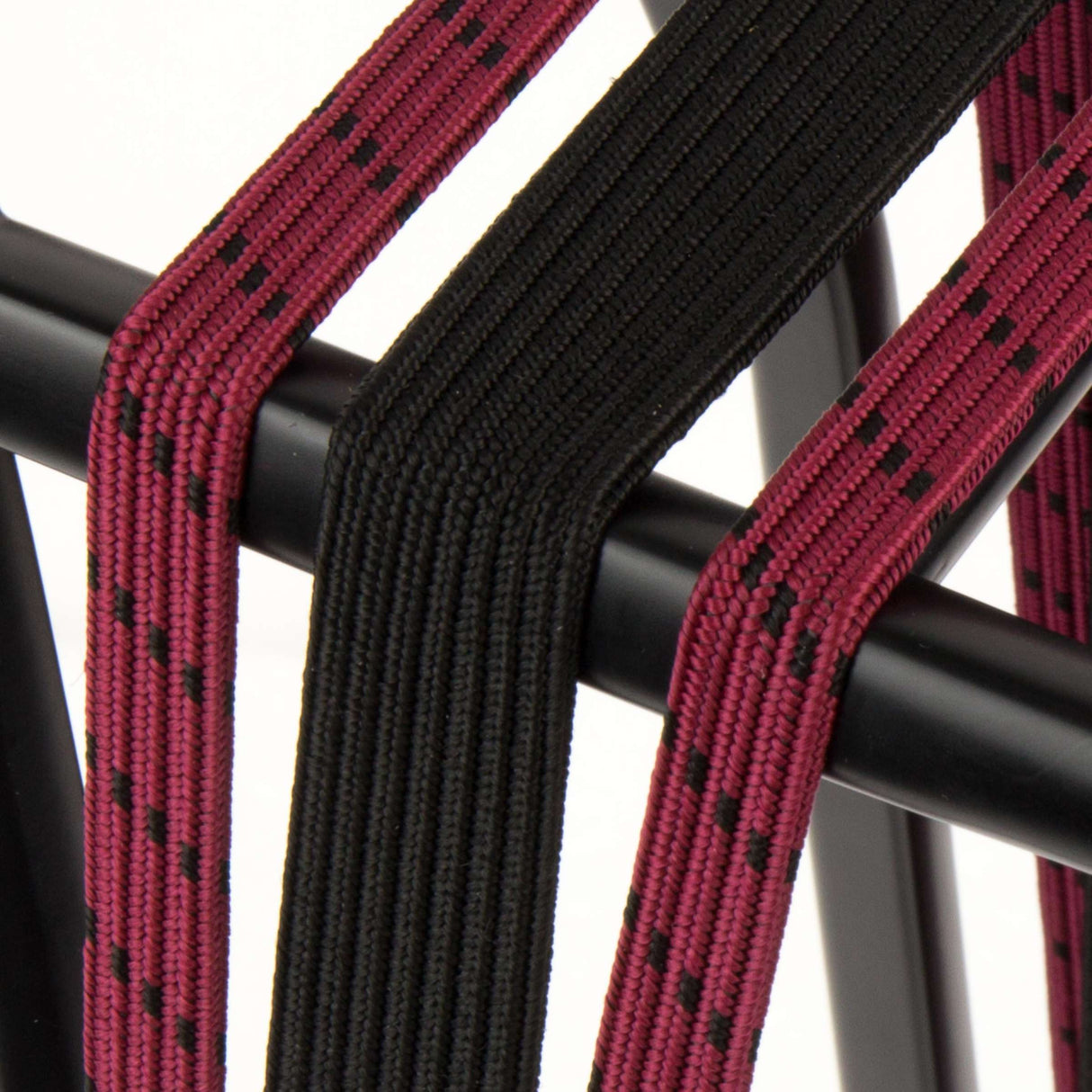 Widek b.v. Widek Triobinder Öse mit Haken 24+2x12mm schwarz bordeaux