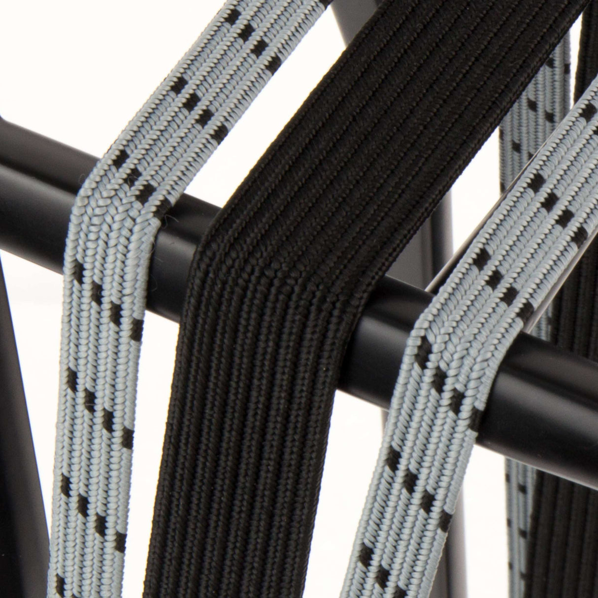 Qibbel Widk Triobinder Auge mit Haken 24+2x12mm schwarzer Steingrau
