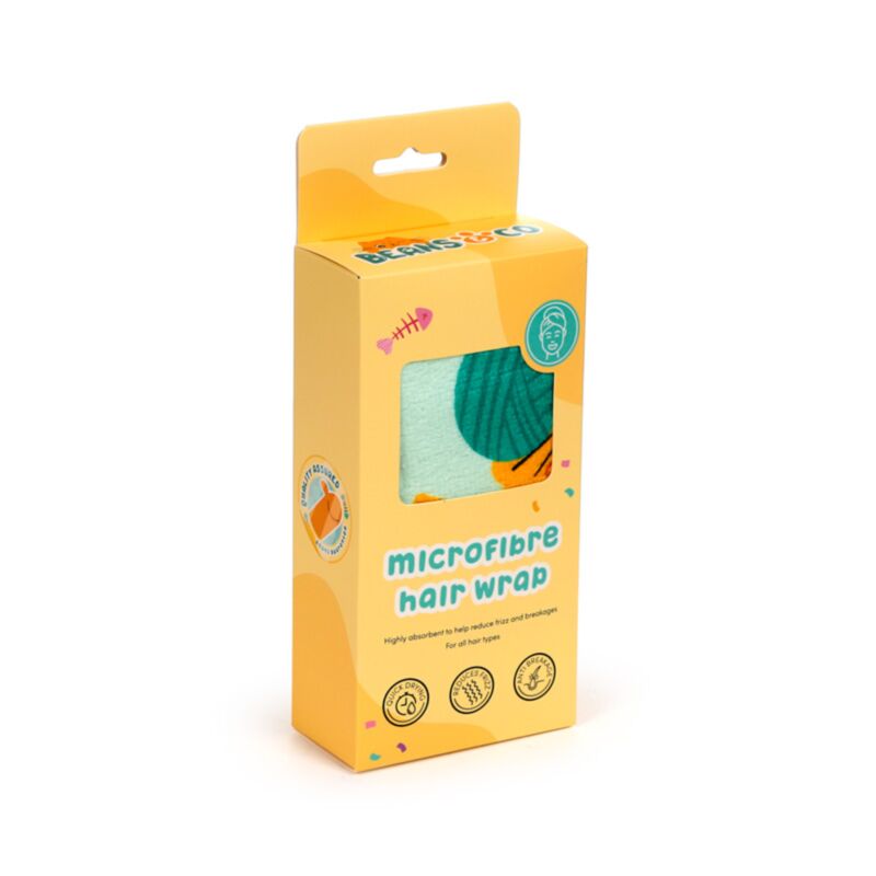 Beans Co Cats Mikrofaser-Haarwickelhandtuch
