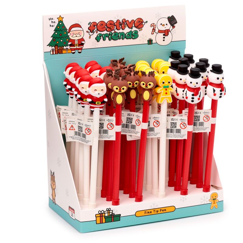 Festlicher Weihnachts-Fineliner – Schwarz