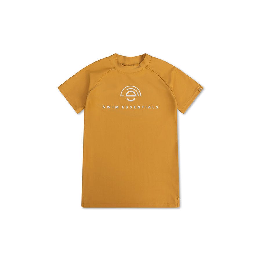 Reine Töne | gelbes UV-Badeshirt mit kurzen Ärmeln