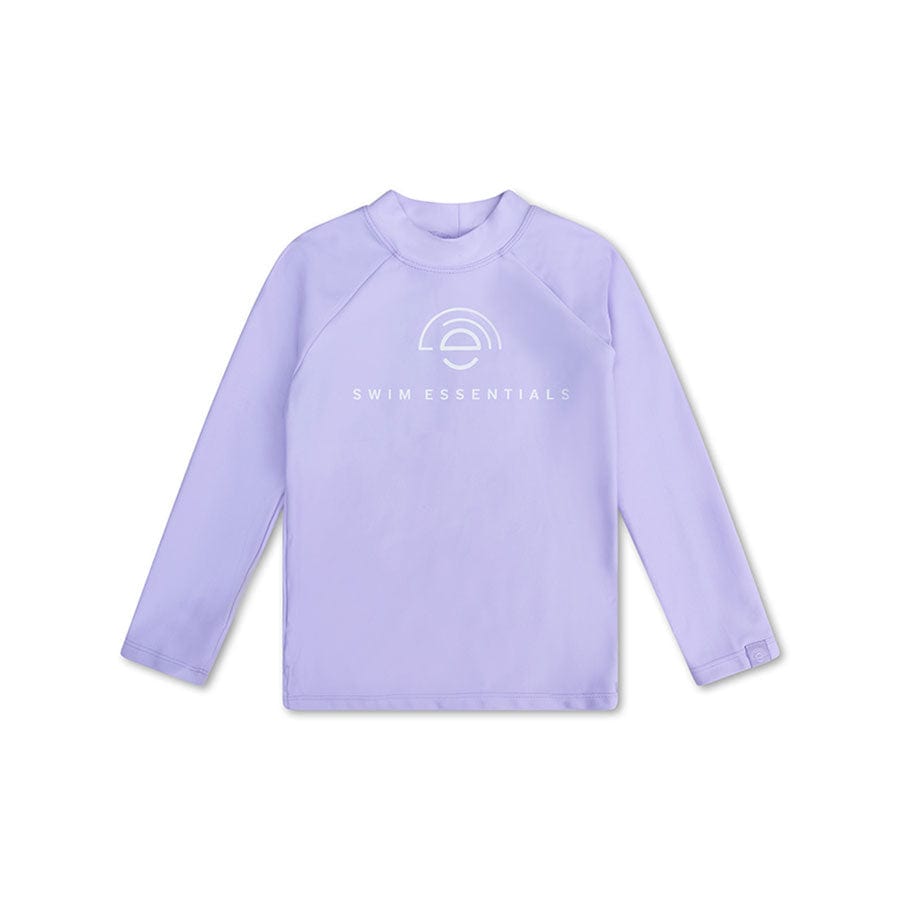 Reine Töne | Lila UV-Badeshirt mit langen Ärmeln