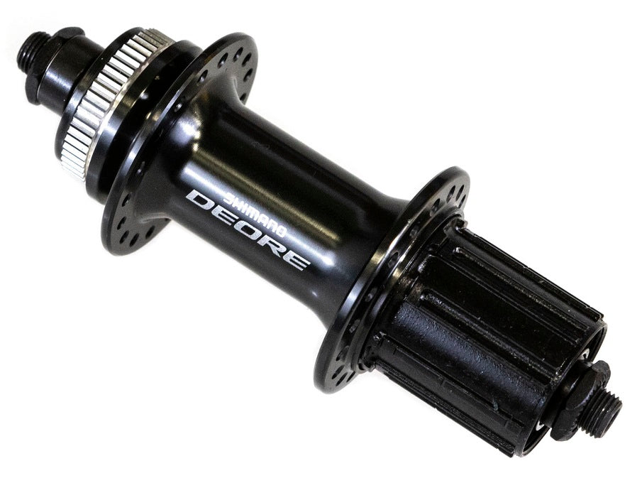 Shimano FH-M6000 Deore Cassettesaaf 8 9 10 Speed Centerlock 36G Schwarz