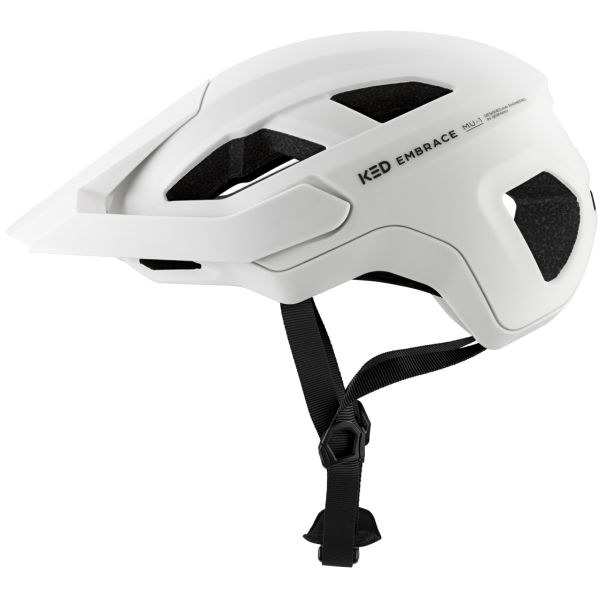 Ked Fahrradhelm-Umarmung L (58–62 cm) – mattweiß