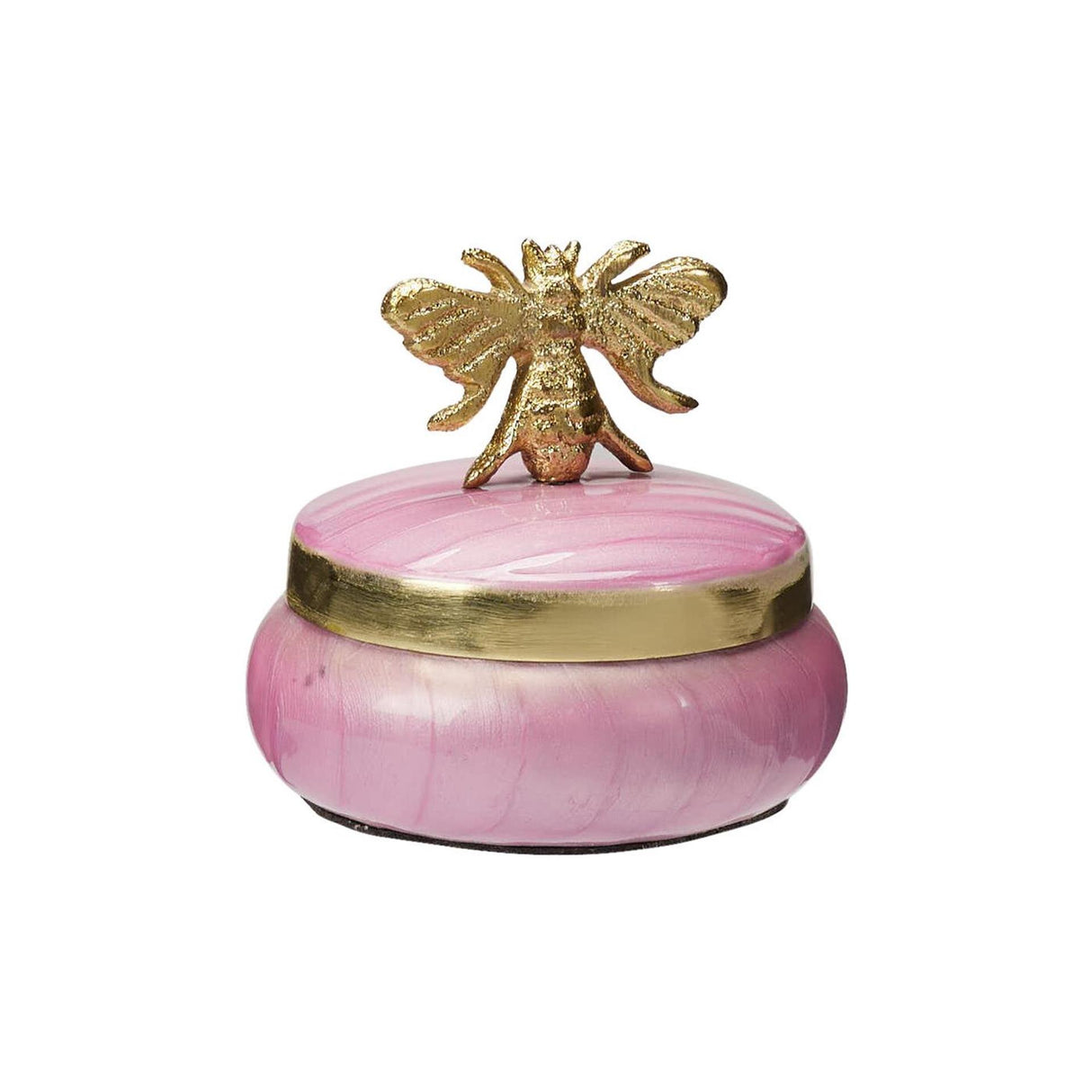 Home styling opbergdoosje roze met bij 8cm