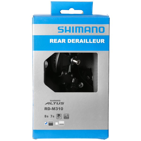 Shimano Altus RD-M310 SGS 7 8 Geschwindigkeit schwarz