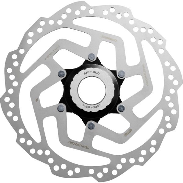Shimano Bremsscheibe sm-rt10 – 160 mm – Zentralverschluss (Werkstattverpackung)