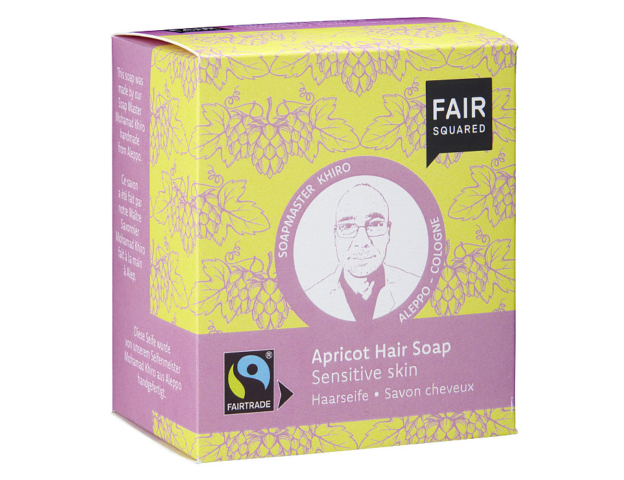 Fair Squared Shampoo Bar – Sensitive Apricot – 2 Stück