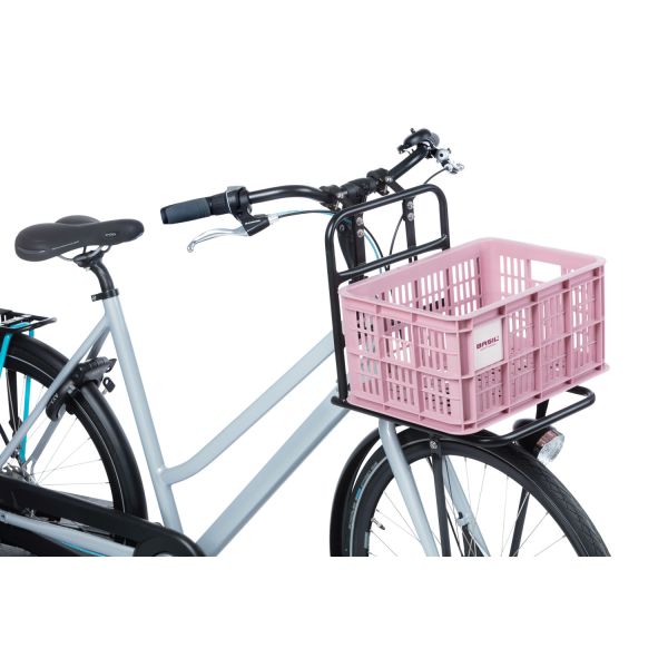 Basilikum fietslat S - klein - 17,5 Liter - Pink