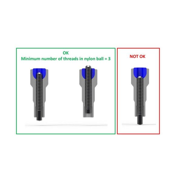 Alpina Spaak Nippel mit runden Kopf 14g 15,0 mm 4 FG 2.3 ABS Messing Black (144 Stücke)