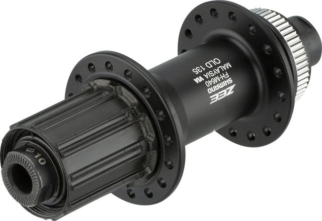 Shimano zee fh-m640 center lock disc rear hub for 10 mm thru-axles