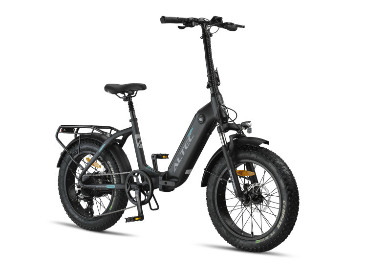 Altec Primera Fatbike Faltrad 20 Zoll 41 cm Unisex 8V Scheibenbremse mattschwarz