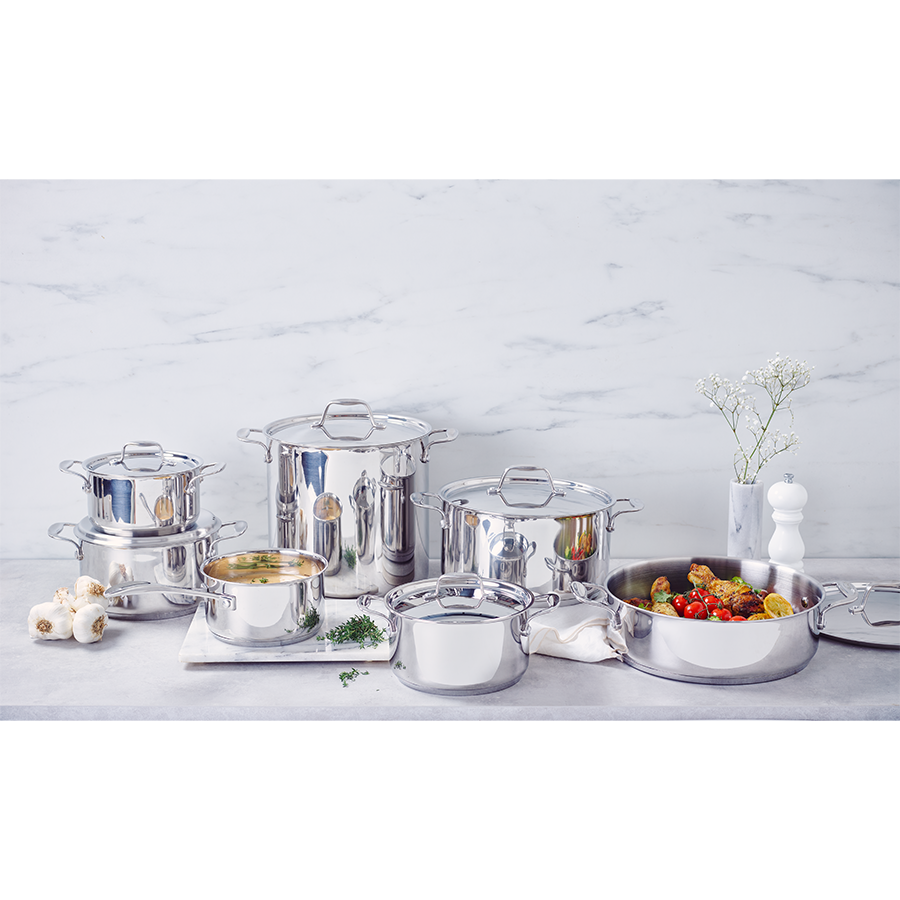 Alva chef kookpot met deksel ø18cm