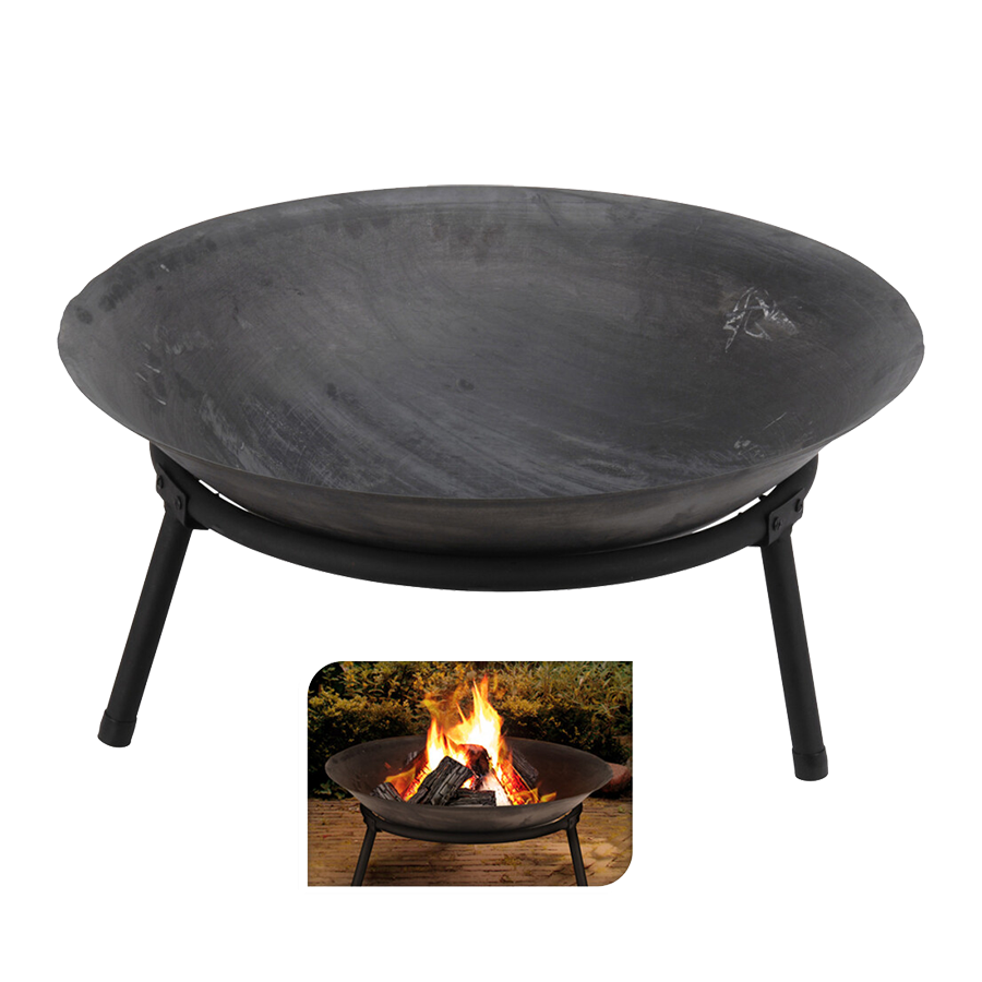 Ambiente Fire Bowl Gusseisen auf Standard Ø 50 cm schwarz