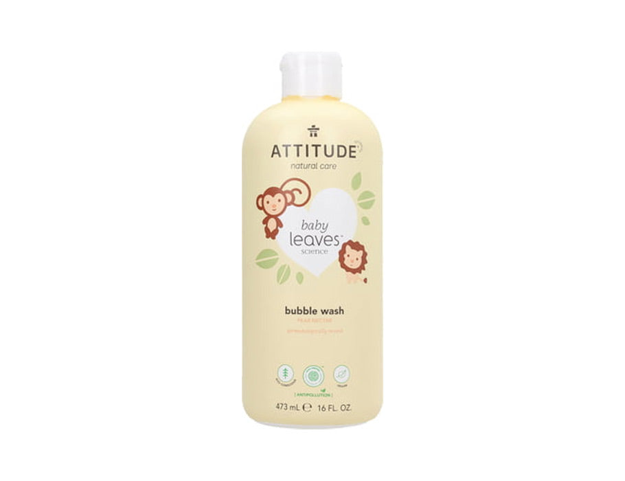 Attitude Baby Leaves™ Badeschaum – Birnennektar