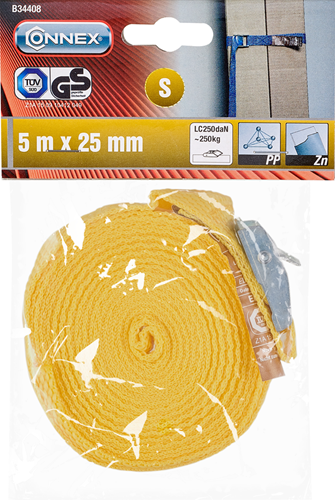 Connex-Spanngurt, 5,0 m, 1 Stück, 250 kg – B34408