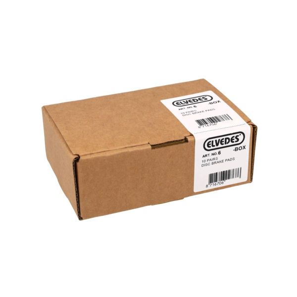 Elvedes Scheibenbremsbelagsatz – Shimano – Carbon-Metallic-Verbindung (Halbmetallbeläge) – 10 Paar
