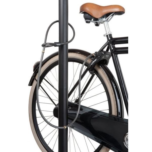AXA RLD 180 12 Fahrradkabelschloss - Schwarz