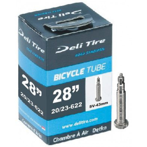 Deli-Reifen-Innenrohr SV15 28 Zoll Rennen 18 25-622 60 mm extra lang