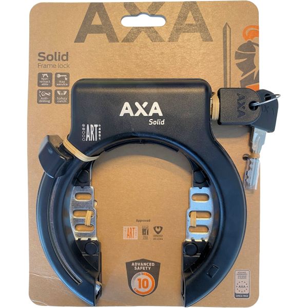 Axa Rahmenschloss, solide schwarze Kotflügelhalterung (Karte)
