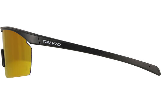 Trivio – Fahrradbrille Noa Black Revo Red mit extra transparenter Linse