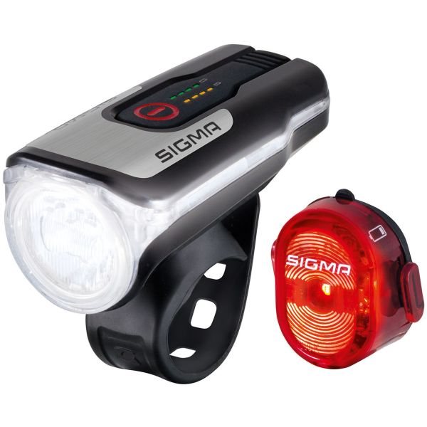 Beleuchtungsset Sigma Aura 80 USB -Scheinwerfer + Nugget II Rücklicht