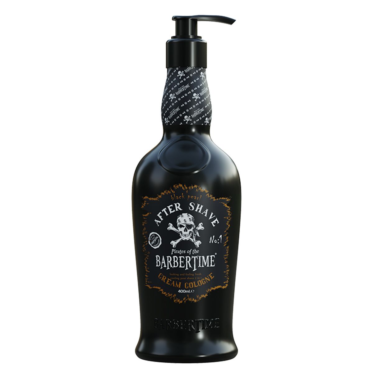 Barbertime After Shave Creme Cologne Black Pearl Nr. 1 400 ml