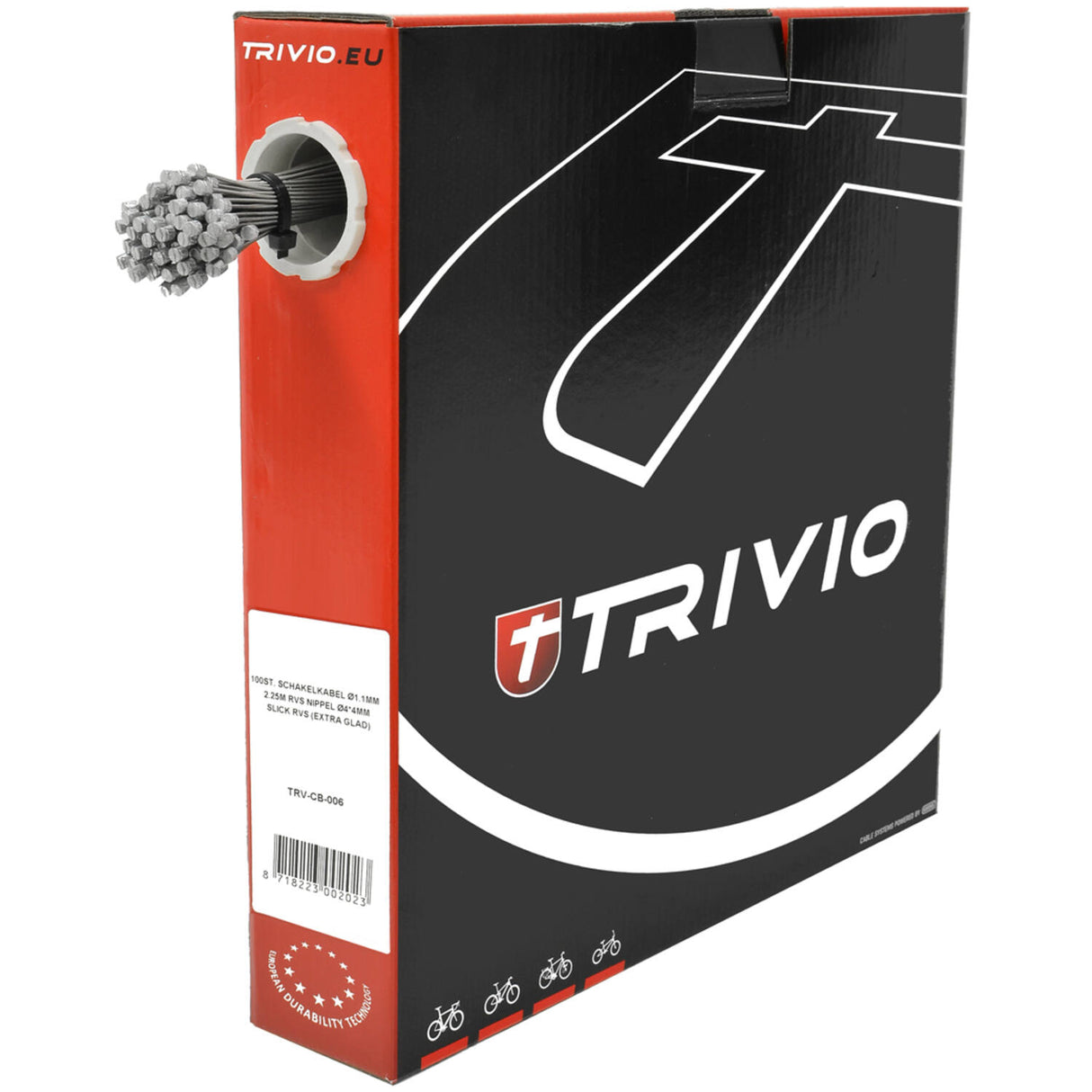 Trivio - Schaltinnenzug Edelstahl Slick 1,1x2250mm - 100 Stk.